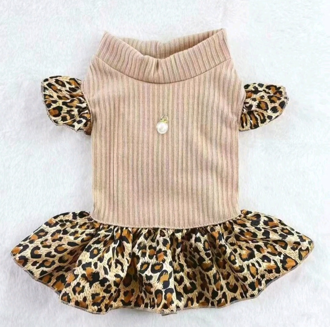 Leopard print dress