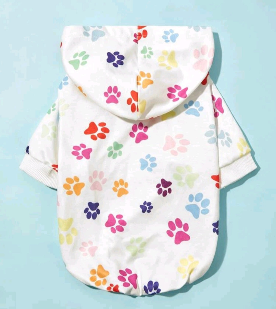 Paw print hoodie