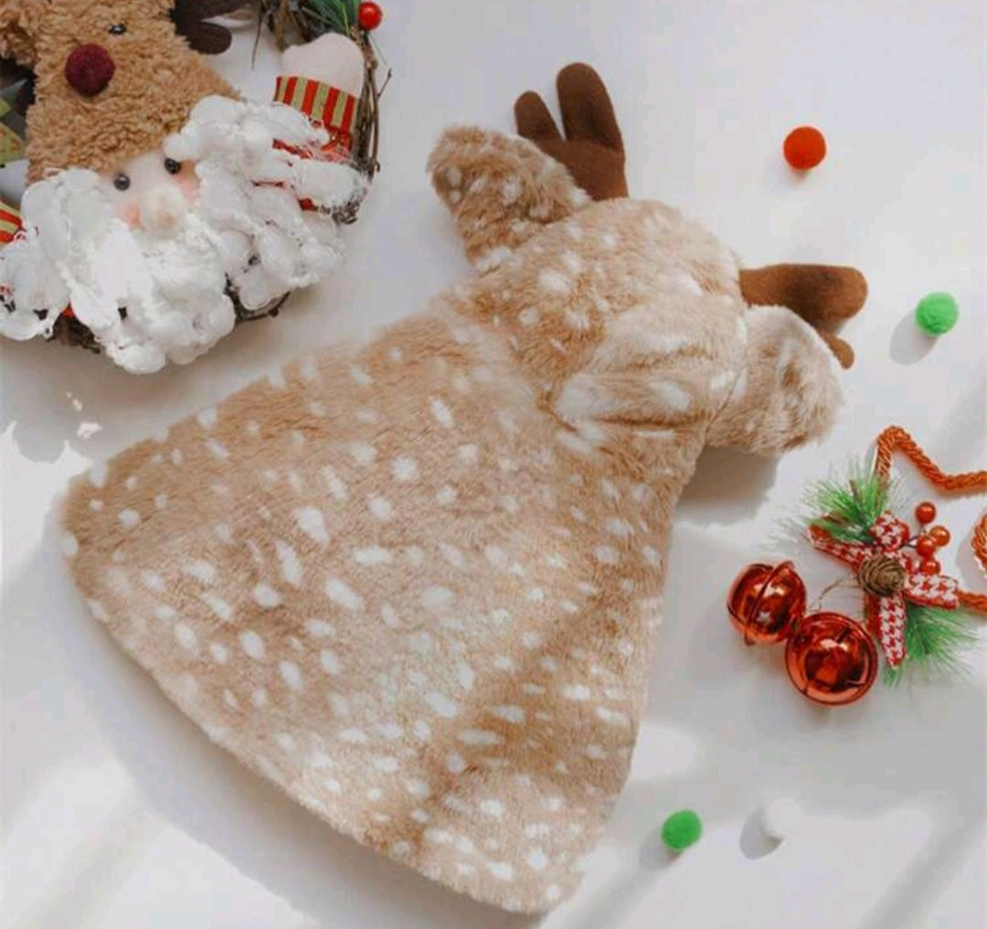 Reindeer Cloak / Cape with hood