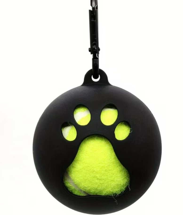 Pet tennis ball holder