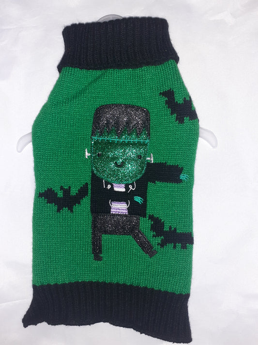 Green Halloween Dog Jumper