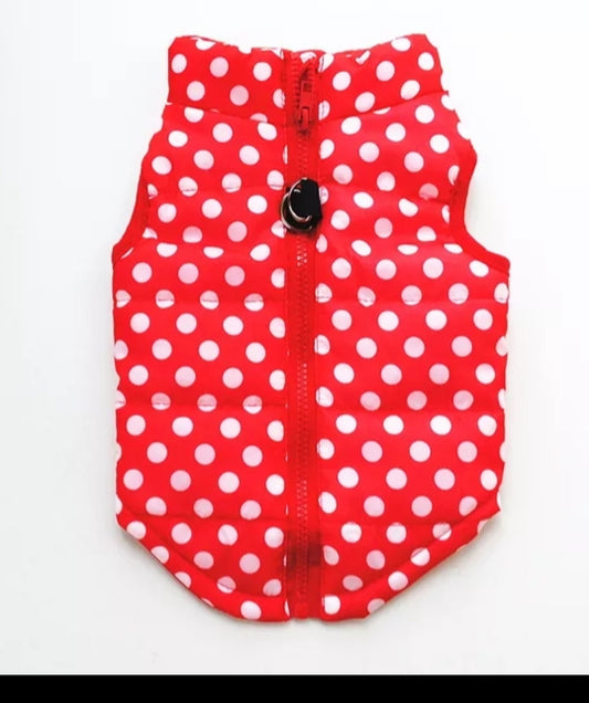 Red Poke a Dot Jacket