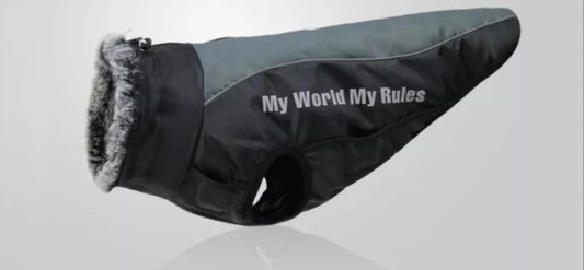 My world My Rules Dog Coat