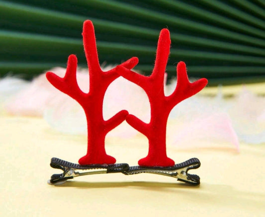 Mini Antlers Hair clips