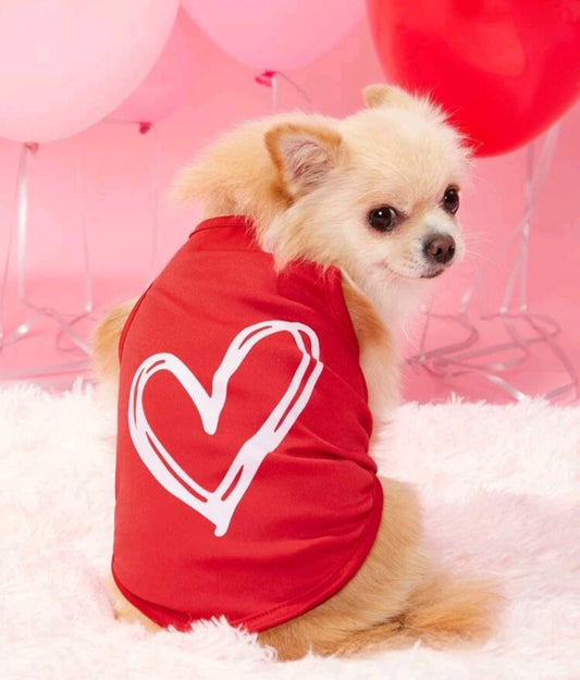 Red vest top