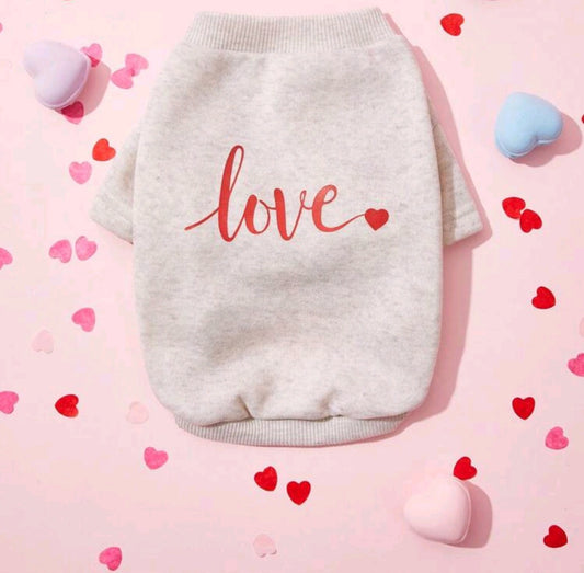 Grey Love Jumper