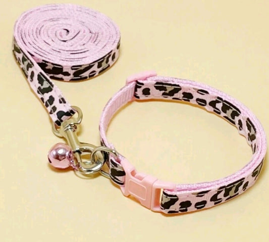 Puppy & Cat Collar & Lead set