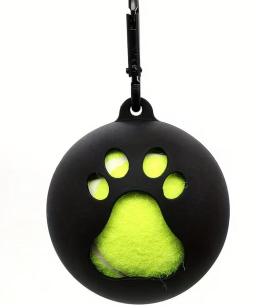 Pet tennis ball holder