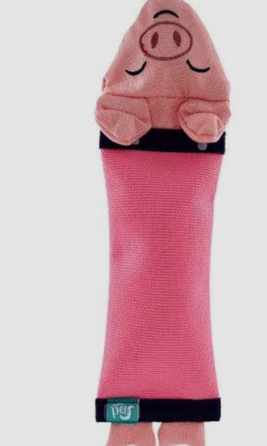 Pink pig shaped plush