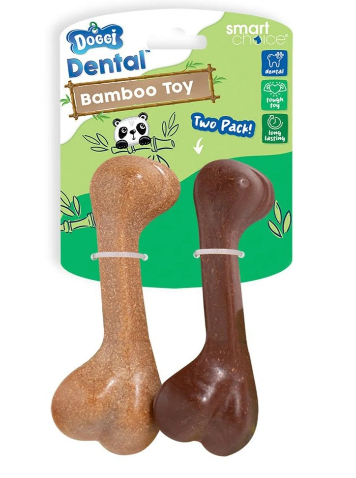 2 pack Bamboo bone toy