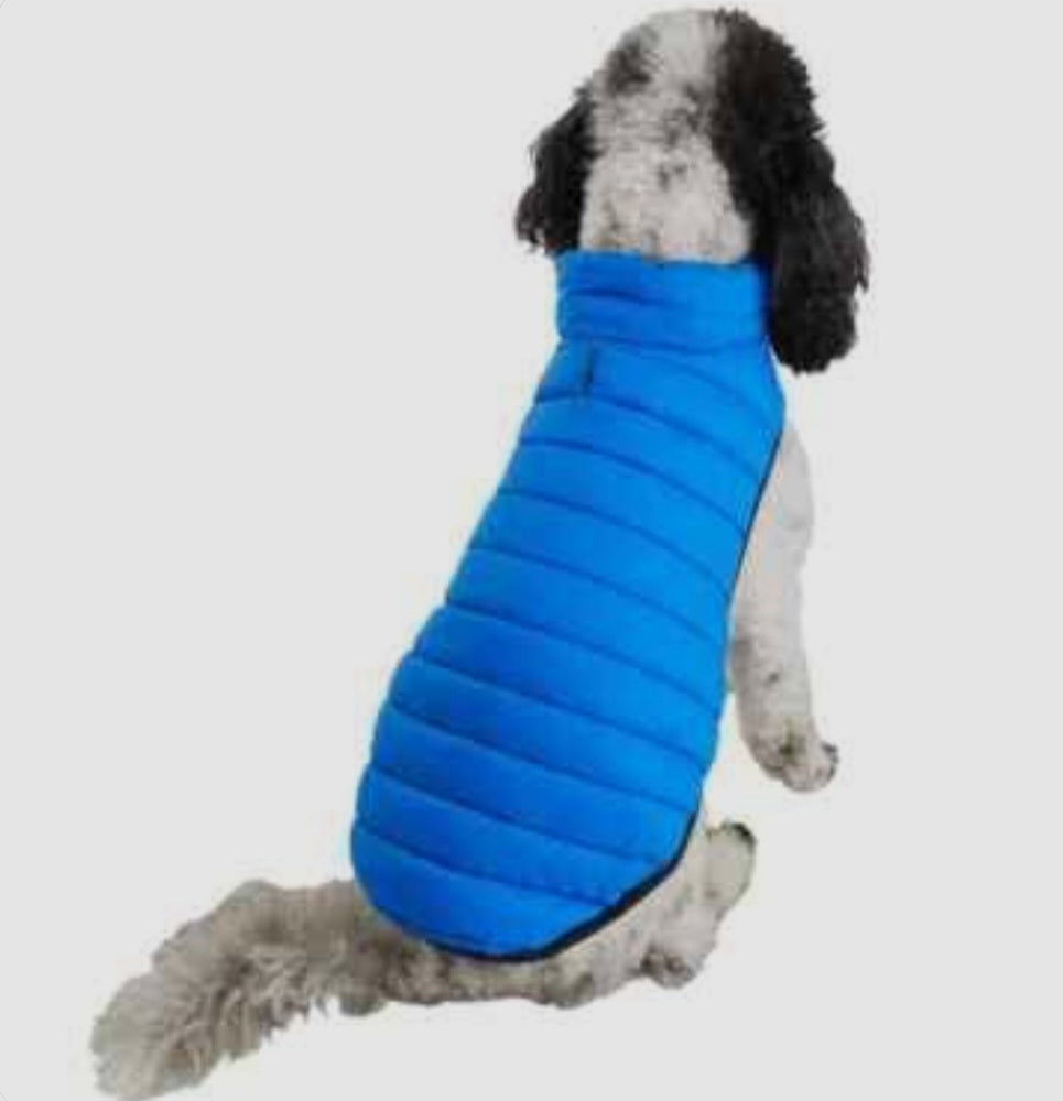 Reversible Blue/Navy puffer jacket
