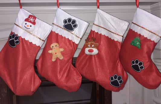 Santa paws Dog stockings