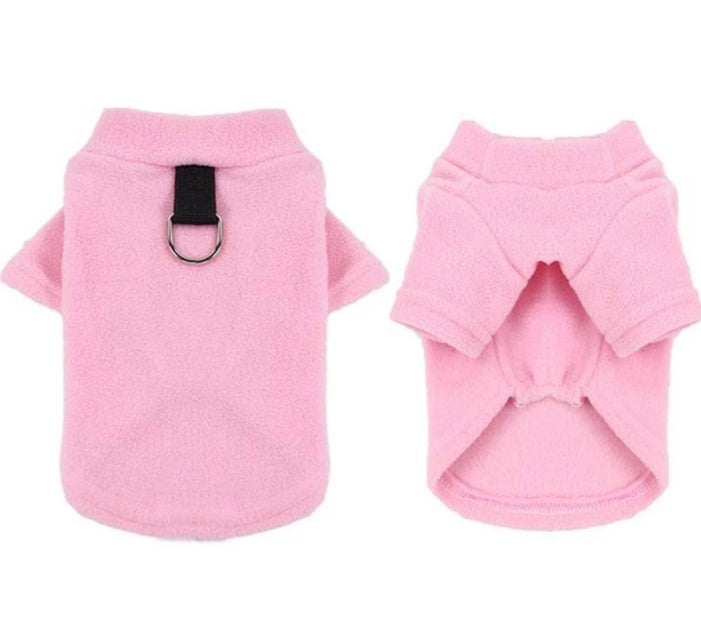 Baby Pink Dog Jumper