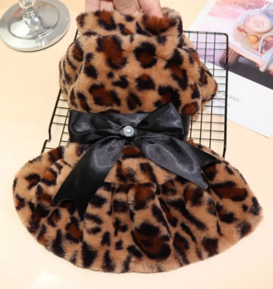 Cute Dog Cheetah dress