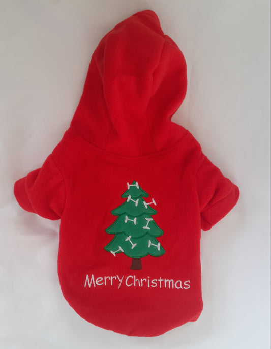 Red merry Christmas Dog Jumper