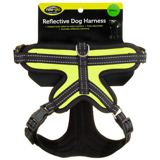 Reflective dog harness