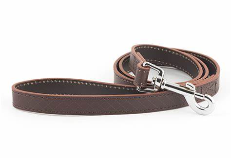 Ancol Heritage Diamond Leather Collar & Matching Lead