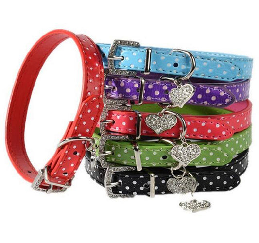 Poke a dot Dog Collars