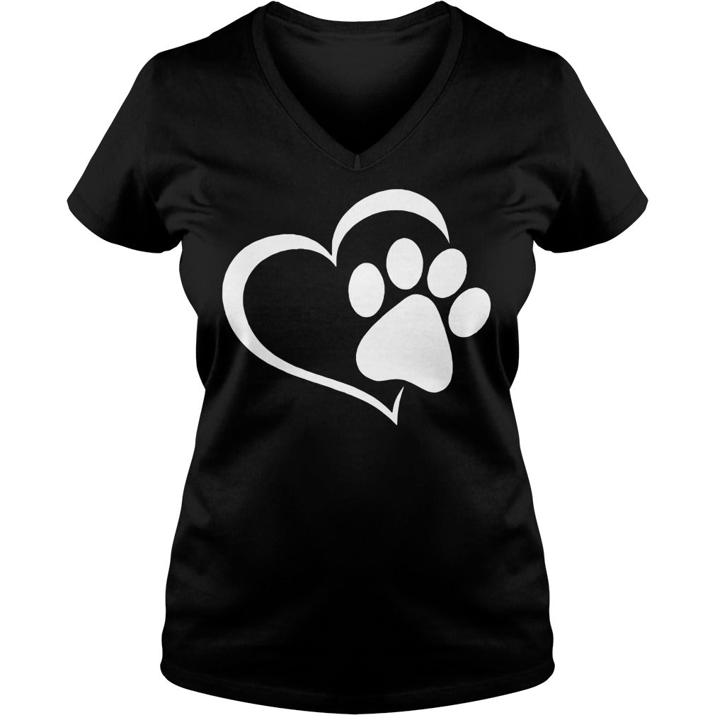 Women's Paw Print T shirt