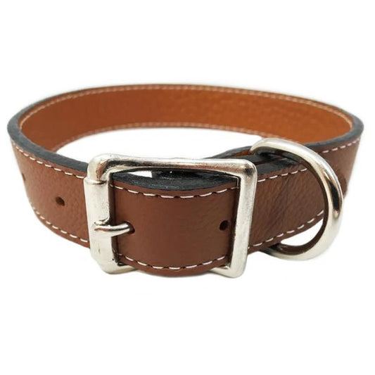 Brown Medium Dog Collar