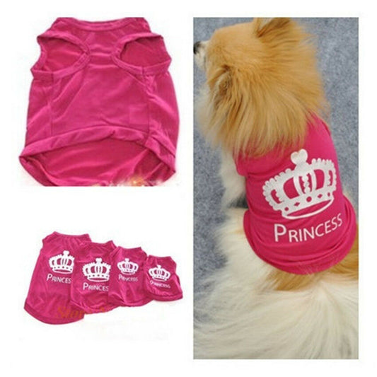 Pink Princess Dog T shirt