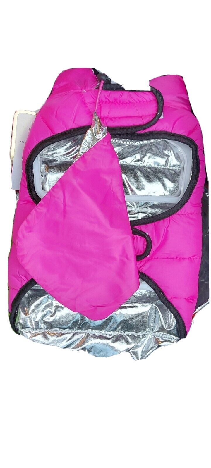Reverse Puffer Jacket With Pack Away Bag